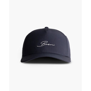 NWT Boen Navy Script 5-Panel Hat